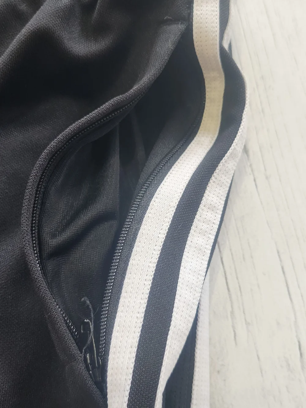 Adidas Womens 4/6 Aeroready Skinny Track Pants Black And White